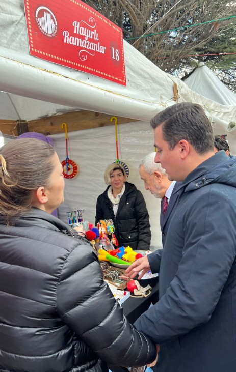 Osman Gökçek'ten Hamamönü esnafını ziyaret etti!